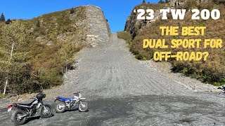 ‘23 Yamaha TW 200  ride impressions [upl. by Ybur924]