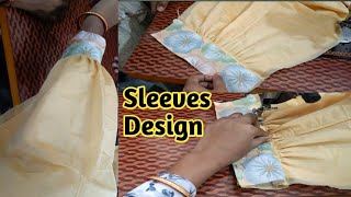 Sleeves design cutting and stitching sleevesdesign sleeve thetalenta [upl. by Araccot932]