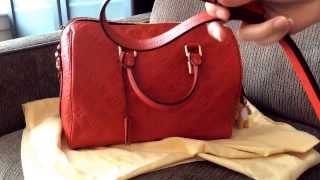 Louis Vuitton Speedy 30 Bandouliere Empreinte Review [upl. by Danyluk601]