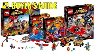 BUYERS GUIDE FOR THE 1ST WAVE OF 2017 LEGO MARVEL SETS [upl. by Lieno]