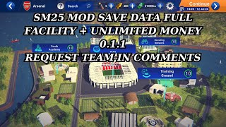 SM 25 mod save data v 011 FULL FACILITY  UNLIMITED MONEY 1 [upl. by Alket]