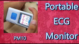 Portable ECG Monitor Model PM10 [upl. by Elleiram]