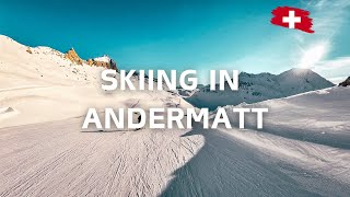 Skiing in Andermatt Switzerland [upl. by Aryn]