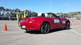 RoadsterSport SUPER STREET muffler leaving the starting line at SCCA event [upl. by Nnayllehs808]