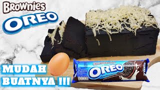 BROWNIES OREO SUPER LEMBUT  MURAH VIRAL OREO BROWNIESOREO BOLUOREO DUABAHAN dirumahaja [upl. by Marline916]