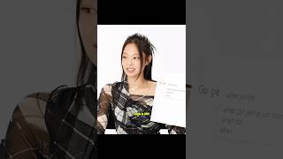 jennie interview wired blackpink jennie [upl. by Kurt966]