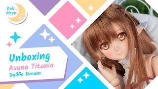 Unboxing ☽ Dollfie Dream Asuna Titania Vers SAO [upl. by Dnomaj107]