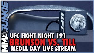 Archive of the Fight Night 191 Brunson vs Till media day [upl. by Rochkind883]