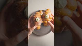 Croissant Donuts 🍩 🥐 recipe croissant donuts [upl. by Bilow]