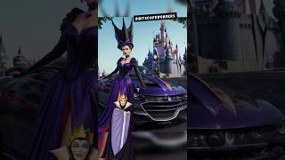 🚗Car version of Disney Characters shorts disneymagic characteredit [upl. by Refinaj]