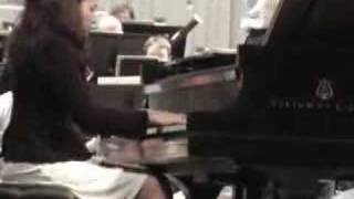 Elena Baksht  Gershwin Piano Concerto in F Major  Excerpts1st Mvt 2007 [upl. by Safire]