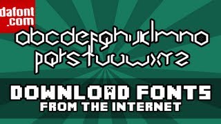 How to Download Fonts from Dafontcom  Fonts for Windows Photoshop Microsoft Word Paint etc [upl. by Laleb60]