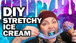 ✨DIY Galaxy Stretchy Ice Cream [upl. by Osbert264]