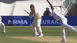 Shamar Joseph wicket of Steve Smith on first ball [upl. by Irollam]