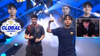 ENTRADA EPICA DE K1NG Y FAZER EN EL MUNDIAL FNCS🔥PRESENTACION DE LOS JUGADORES DEL MUNDIAL FNCS [upl. by Patrizia]