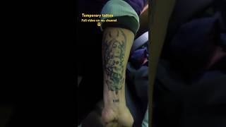 APPLYING TEMPORARY TATTOOS  FAKE TATTOO  MASALA BEADS TATTOO  BEST QUALITY 🔥 [upl. by Aizti]