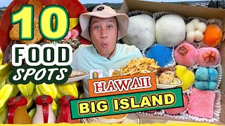 ULTIMATE FOOD TOUR in Big Island – 10 Hilo Food Spots Best HAWAII Local Food Ever Massive Eats [upl. by Gambrill]