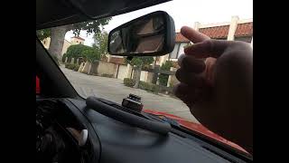 Installed Rear View Screen  Mirror Camera powered Glass AP1 S2000 [upl. by Aniweta]