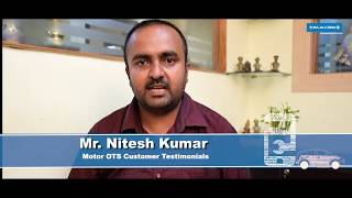 Nitesh Kumar  Motor OTS  Customer Testimonials [upl. by Llenet]