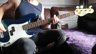 Saltcoats man plays quotBreakdownquot by David Coverdale Bass cover whitesnake heavymetal basscover [upl. by Atteynod154]