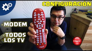 ✅⚙ Como CONFIGURAR el control CLARO en cualquier TELEVISOR TV y Decodificador Facil y rapido [upl. by Nauj]