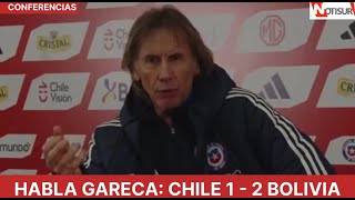 Chile 1 Bolivia 2 Conferencia de prensa de Ricardo Gareca tras derrota histórica [upl. by Novyaj]