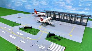 LEGO Airplanes and Airport Terminal  Lego Airport Update [upl. by Hilel]