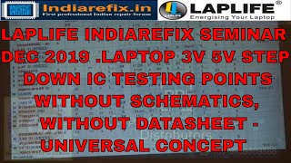 Laptop Step Down section IC Testing Points  LCIIT Laptop Repairing Course in Delhi [upl. by Ahseret428]