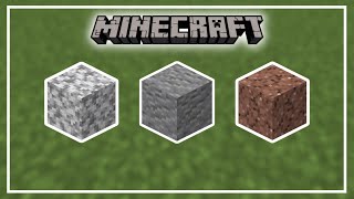 The Ultimate Guide to Granite Andesite and Diorite in Minecraft [upl. by Eanat]