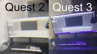 Quest 3 vs Quest 2s Passthrough [upl. by Shaughn135]