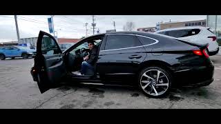 hyundai sonata sports 2022 new cars blacklove canada rexdale hyundai etobicoke 🇨🇦 [upl. by Zahavi]