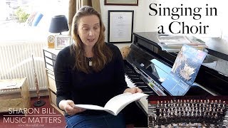 Singing in a Choir  Sharon Bill Music Matters Vlog [upl. by Nylavad]