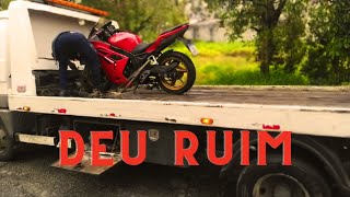 MINHA MOTO ROADWIN 250R FOI EMBORA DE GUINCHO dafra motovlog roadwin250r [upl. by Lasky]