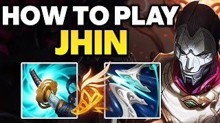 How to Play Jhin ADC  Jhin Gameplay Guide  Best Jhin Build amp Runes [upl. by Whitehurst259]