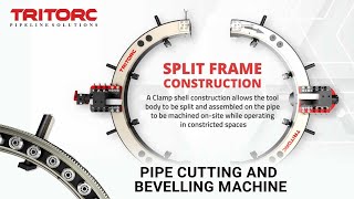 Pipe Cutting and Bevelling machine TCSL amp TTCB Series [upl. by Adallard883]