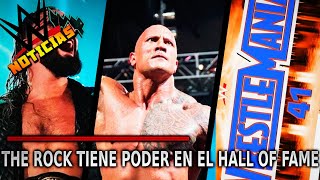 Noticias WWE  The Rock Tiene PODER en el Hall of Fame WrestleMania 41 Seth Rollins REGRESA y Más [upl. by Lahtnero482]