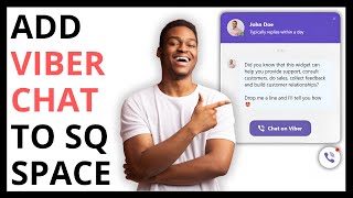 How to Add Viber Chat to Squarespace QUICK GUIDE [upl. by Ennaira]