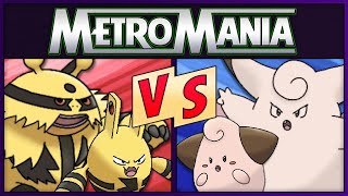 MetroMania Season 11 Heat 8 ♦ ELECTIVIRE amp ELEKID vs CLEFABLE amp CLEFFA [upl. by Aihsercal980]