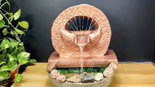 Amazing miracle waterfall fountain water fountain making at home [upl. by Creighton]