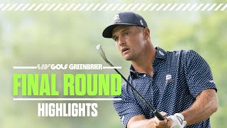 Full Highlights Bryson makes history on Sunday with 58  LIV Golf Greenbrier [upl. by Sinclair661]