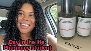 Day in the life of a pharmacy student  DOSSIER Fragrance Review  GRWM  Vlog [upl. by Atinehs]