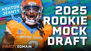 2025 Dynasty Rookie Mock Draft STACKED Class [upl. by Bancroft]