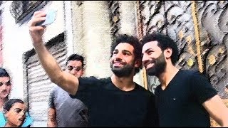 Mo Salah lookalike revels in his doppelgangers popularity [upl. by Gnues]