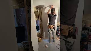 drywall Install Around a Doorway Heres How [upl. by Rina267]