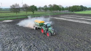 Kalk strooien  Fendt 512  Kuxmann  Mts HulsBeukman [upl. by Rahel]