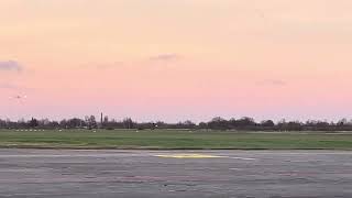 Airbaltic plane landing in Ventspilsplane [upl. by Aggie]