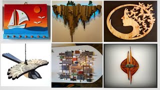 Creative Scrap Wood Wall Decor and Art Ideas [upl. by Rowe]