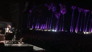 Eddie Vedder  quotOut of Sandquot New Song Debut  Ohana Fest in Dana Point CA BACKSTAGE POV 8272016 [upl. by Nailluj670]