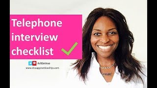 Phone interview checklist  how to pass phone interviews [upl. by Ahsemik]