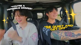 Jimin and Jungkook delivering chaos on quotAre you surequot │ EP1 [upl. by Ahsenauq151]